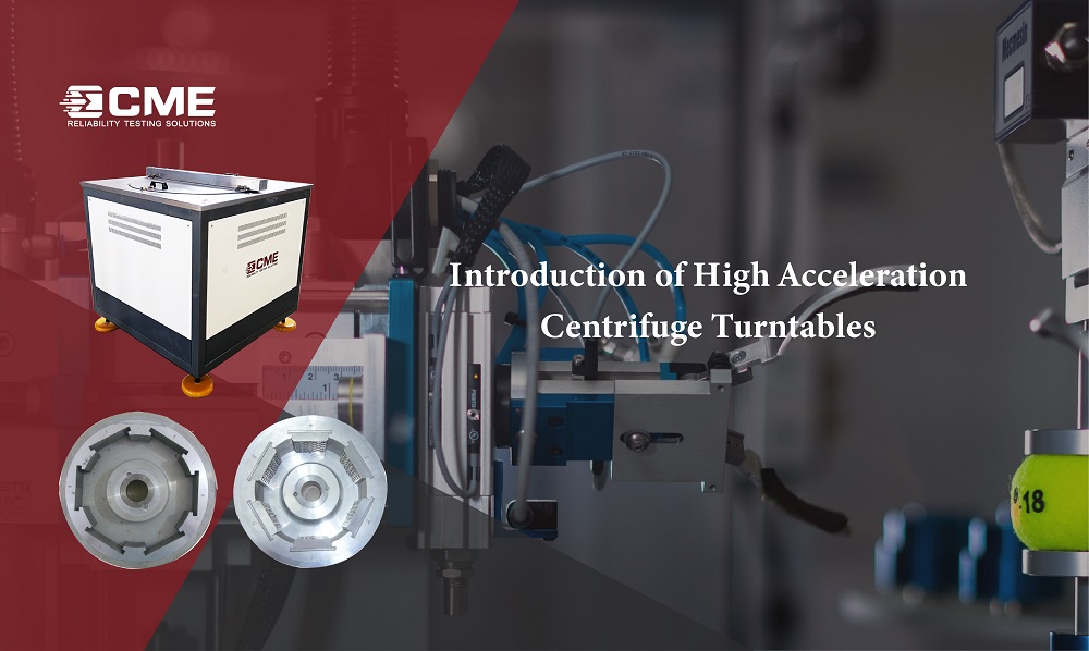 High acceleration centrifuge turntables 